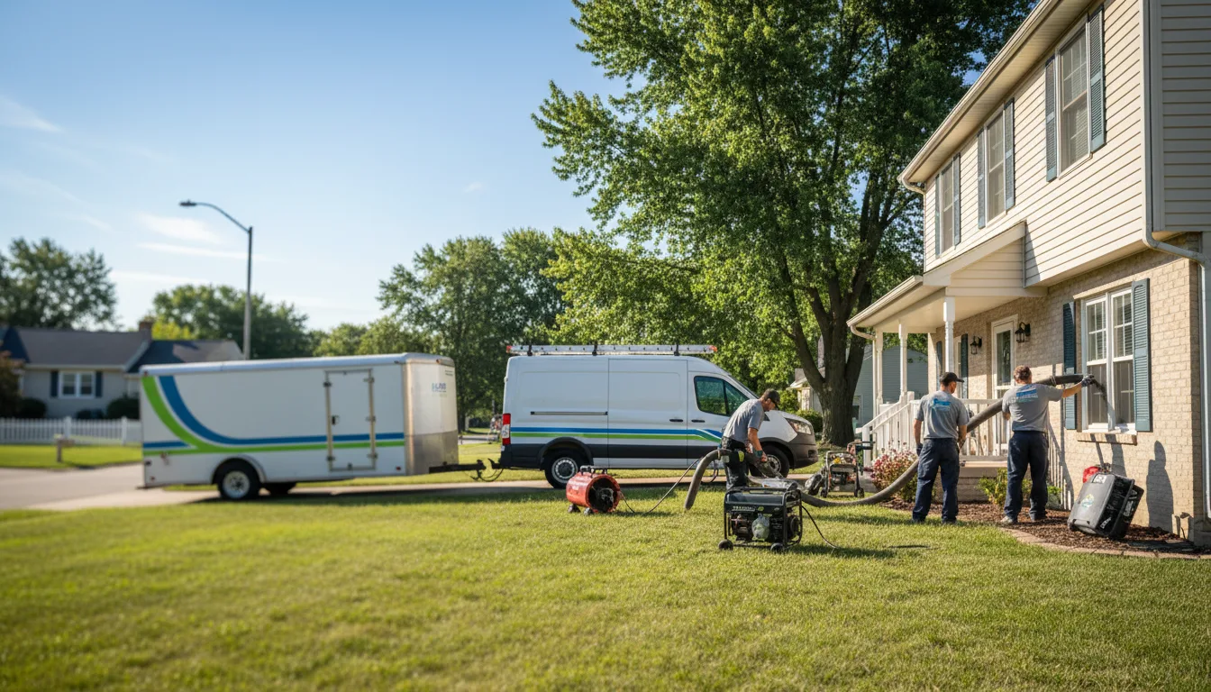 Flooded Basement Restoration And Cleanup With Repair in Lake City, MI near me